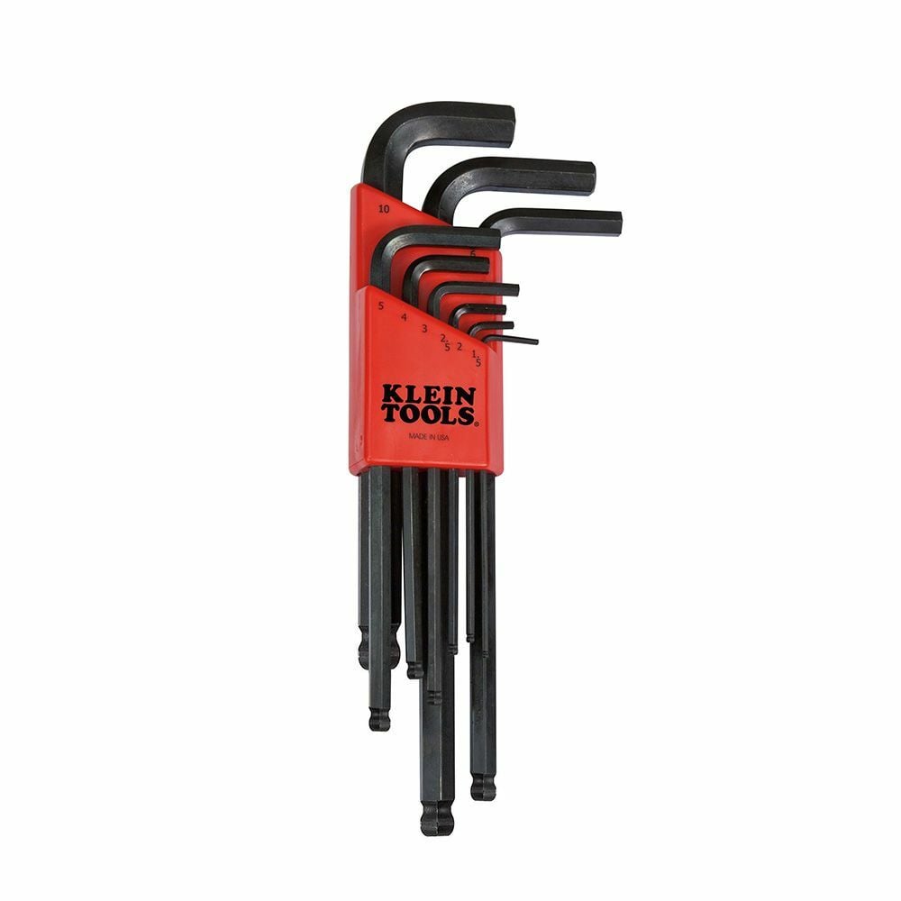 L Style Ball End Hex Key Caddy Set Metric 9-Piece, L-style hex keys in convenient caddy sets