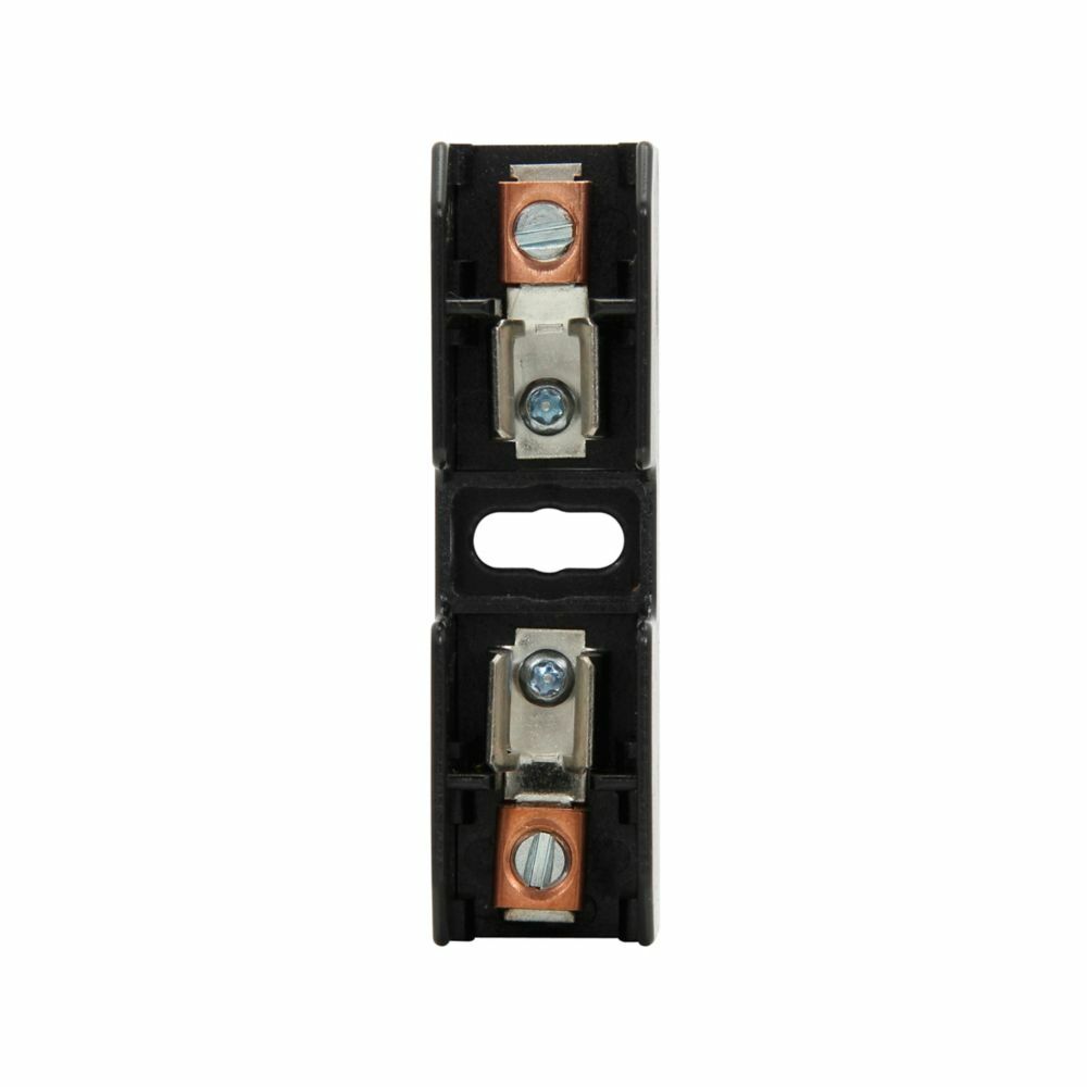 Eaton Bussmann series fuse block, 0.1-30A, 600 Vac, 600 Vdc, DIN rail mounting, Box lug connection, 10 kAIC interrupt rating, 14 to 6 AWG (copper) wire size, Used with KTK, FNQ, FNM, BAF, PV and AGU fuse, Thermoplastic material