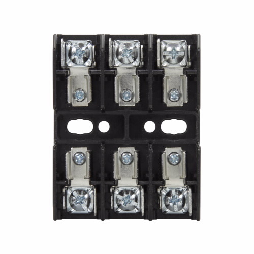 Eaton Bussmann series fuse block, 0.1-20A, 600 Vac, 600 Vdc, Thermoplastic material, DIN rail mounting, Pressure plate/quick connect connection, 10 kAIC interrupt rating, 14 to 10 AWG (copper) wire size
