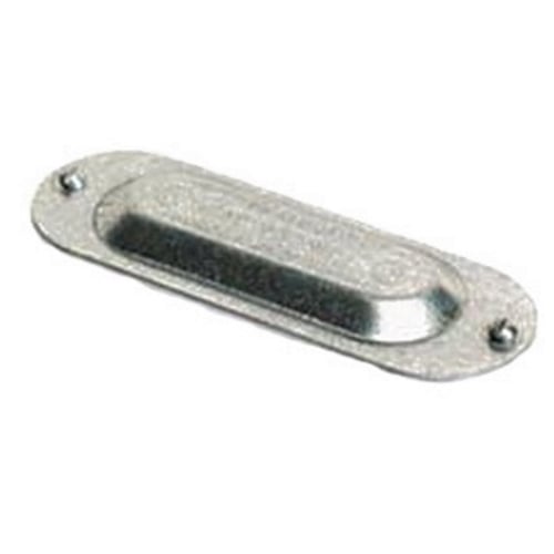 OZ-Gedney BS-S Series Domed Top Design Cover, 3-1/2 - 4 IN Hub, Screw-In Mounting, Pre-Galvanized Stamped Steel, Stainless Steel Screws, Finish: Natural, Third Party Certification: UL File Number E-18095, CSA LR-9795, Applicable Third Party Standards: UL 514A, CSA C22.2 No.18, Federal Specification Number A-A-50563, NEMA : FB-1, FB-2.10, For Used To Cover Malleable Iron Conduit Body Opening