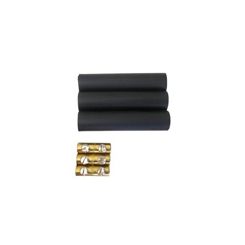 EPCO, Butt Splice Kit, Butt Splice, Cable Size: 14 to 8 AWG, Voltage Rating: 600 V, Operating Temperature: 221 DEG F,105 DEG C, Includes: Mechanical Butt Splice Connector,8-Inch Thick Wall Heat Shrink Tubing, Includes (3) connectors and tubes