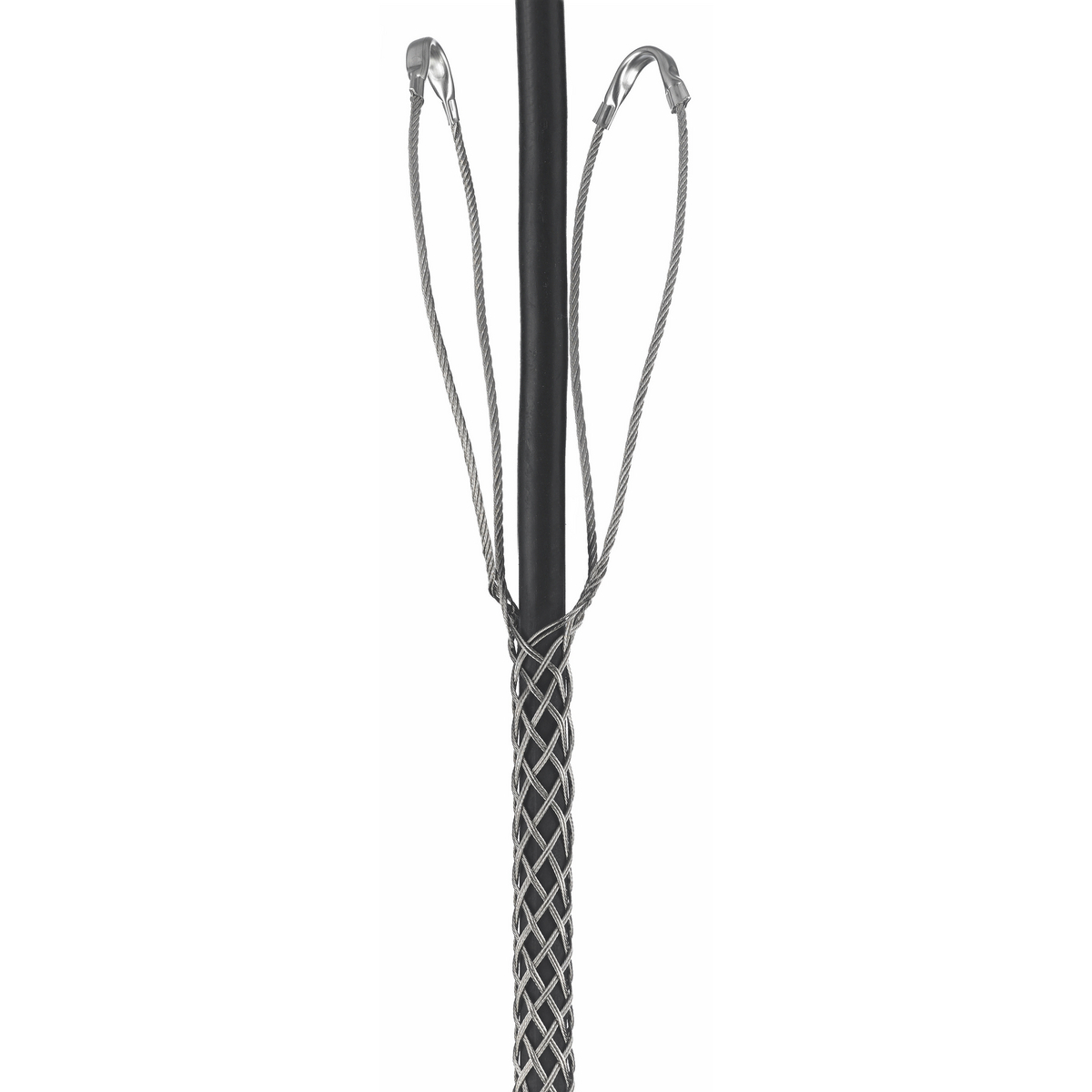 Support Grips, Double Eye, Double Weave, Closed Mesh, Tin-Coated Bronze, 4.50-4.99"