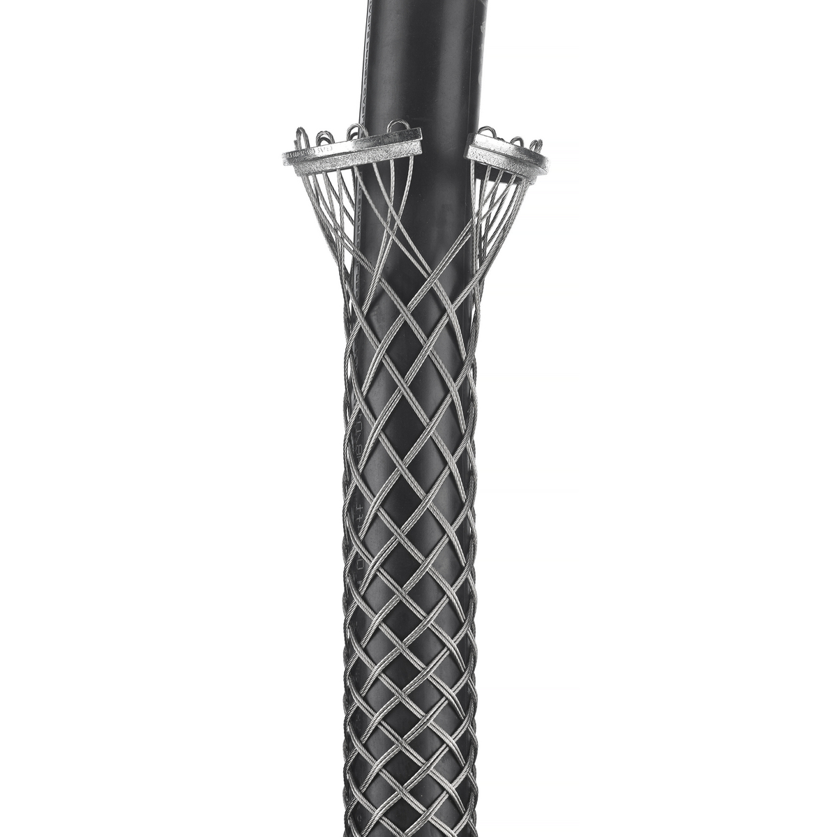 Conduit Riser Grips, 2.00-2.49", 3.50", Ring Type, Double Weave, Split Mesh, Lace Closing