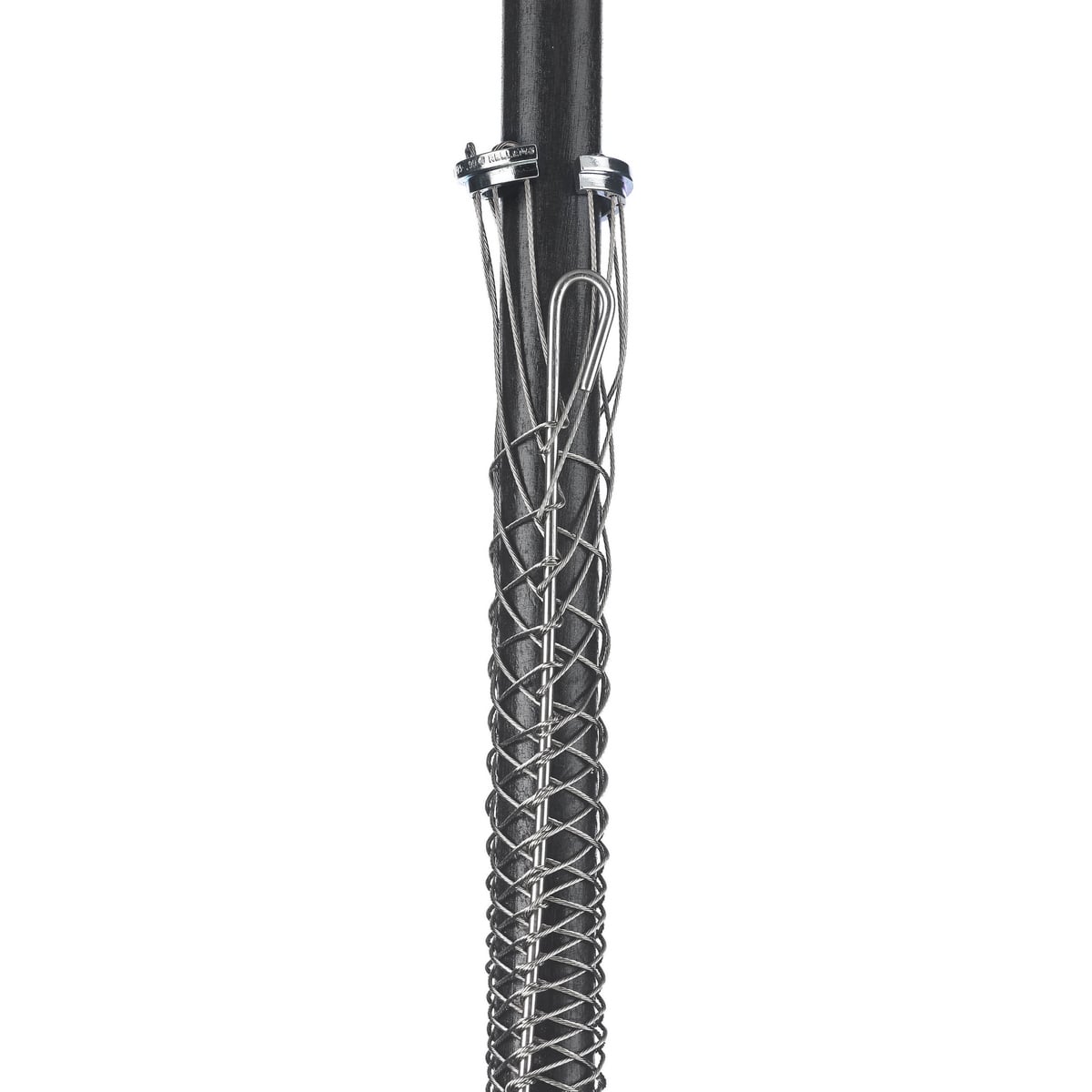 Conduit Riser Support Grips, Single Weave, Split Mesh, Rod Closing, 2.50" Conduit, Tin-Coated Bronze, 1.50-1.74"