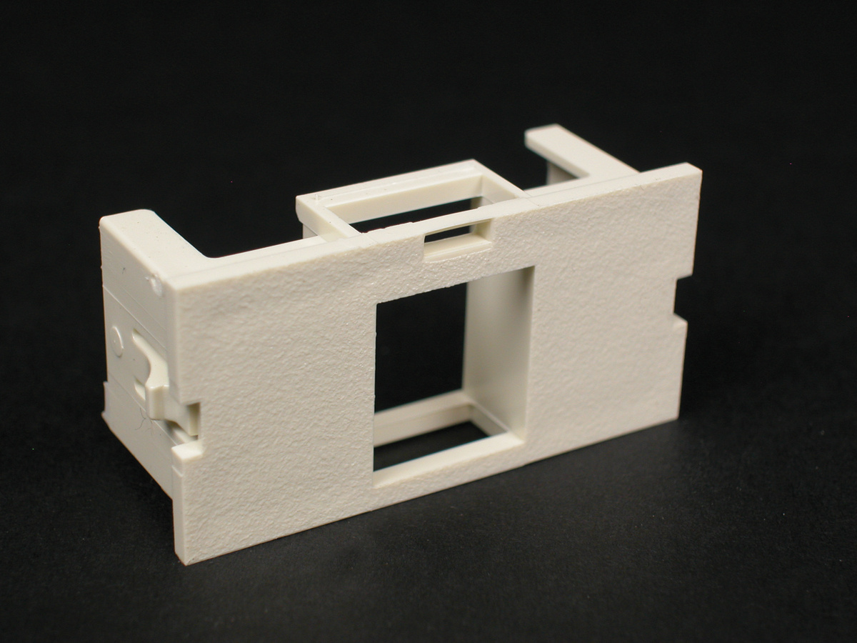 Unloaded 2A Single Keystone Module; Gray, Used On 5400 Series Raceway