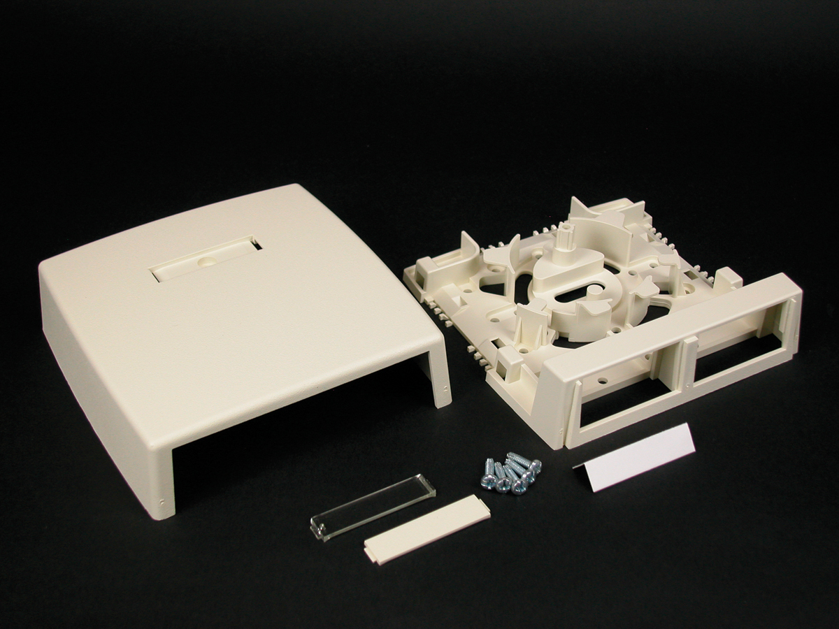 FiberReady; Non-Metallic 2 Insert Multimedia Box Fitting; PVC, Ivory, Compatible With 400BAC, 800BAC and 2300BAC Series Raceway