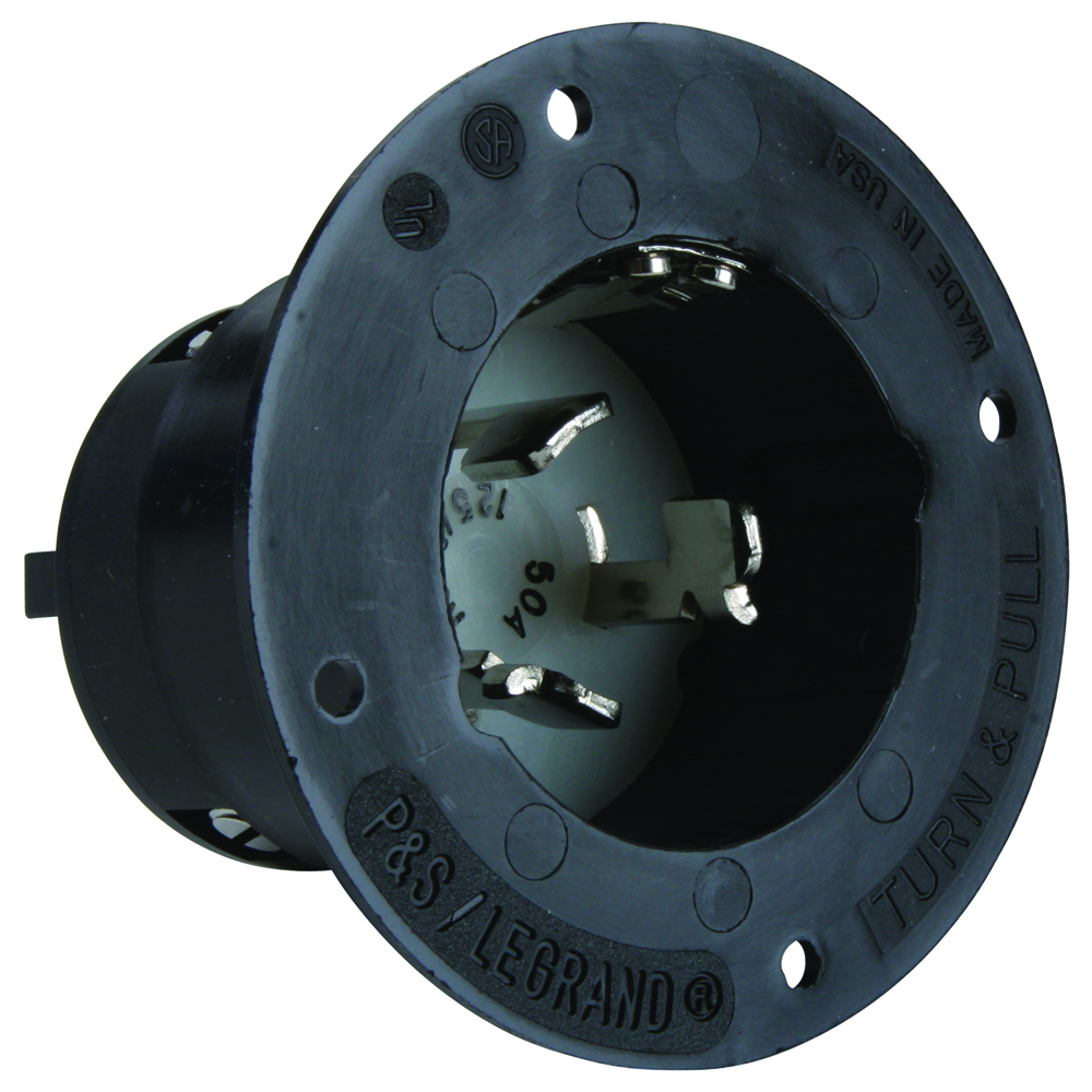 Inlet Corrosion Resistant 125/250V 3pole 4wire 125/250volt
