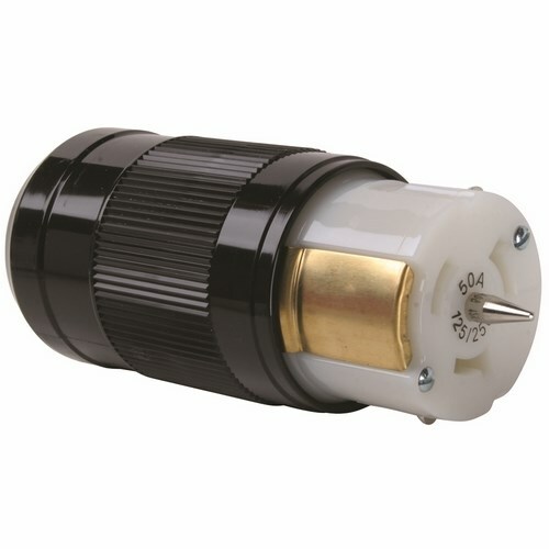 Connector California Standard Style 50amp 125/250volt Turnlok