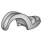 OZ-Gedney Type 14-G Pipe Strap, Malleable Iron, Finish: Hot Dip Galvanized, 1/4 IN Mounting Hole Width, 1 Holes, 13/16 IN Width, Length: 3-1/16 IN, 1-1/2 IN Height, Trade Size: 1 IN, Third Party Certification: CSA 009795, Applicable Third Party St