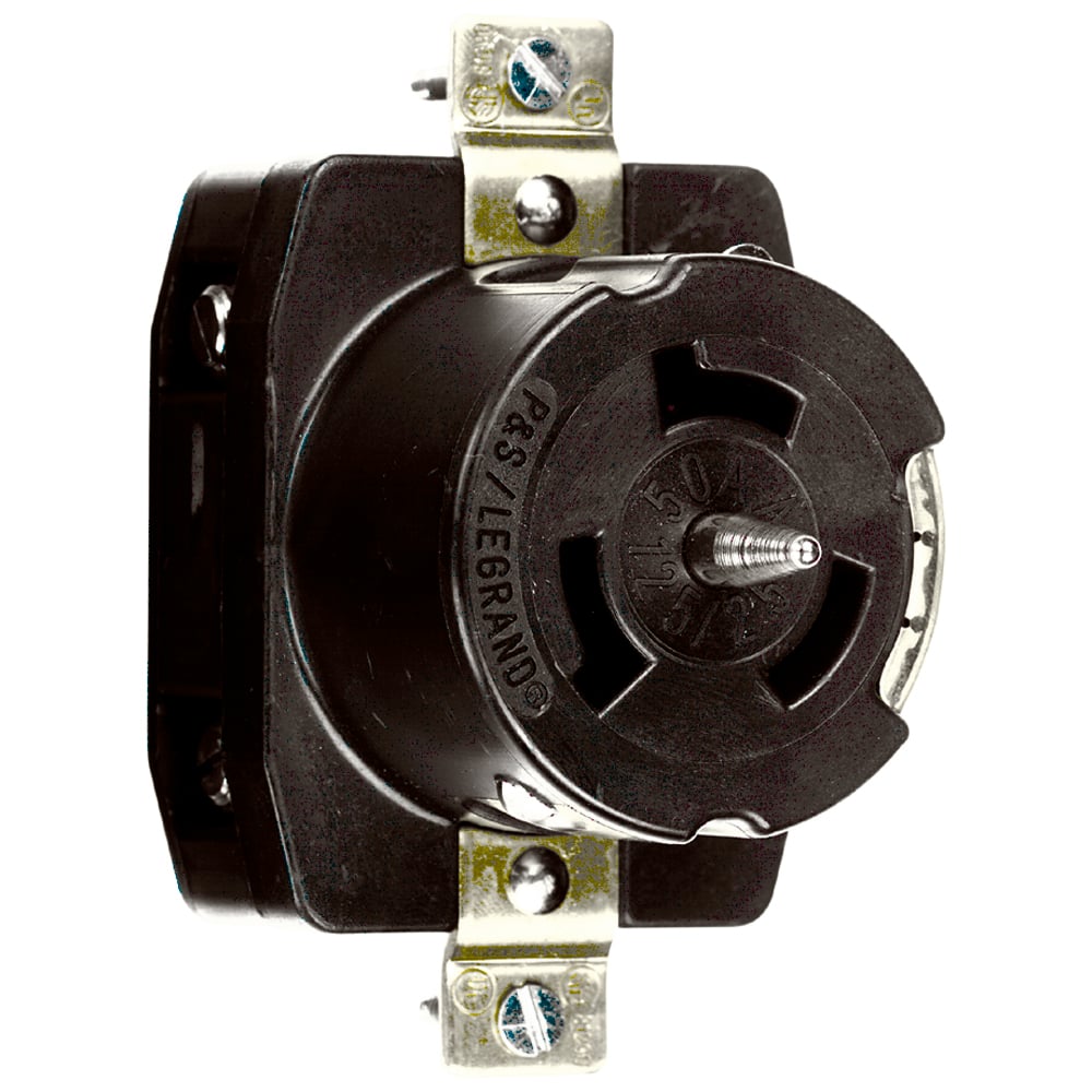 Receptacle California Standard Style 50amp 3phase 480volt Turnlok