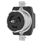 Twist-Lock Industrial Receptacle, 50A 480V AC, 2-Pole 3-Wire Grounding, Non-NEMA, Screw Terminal