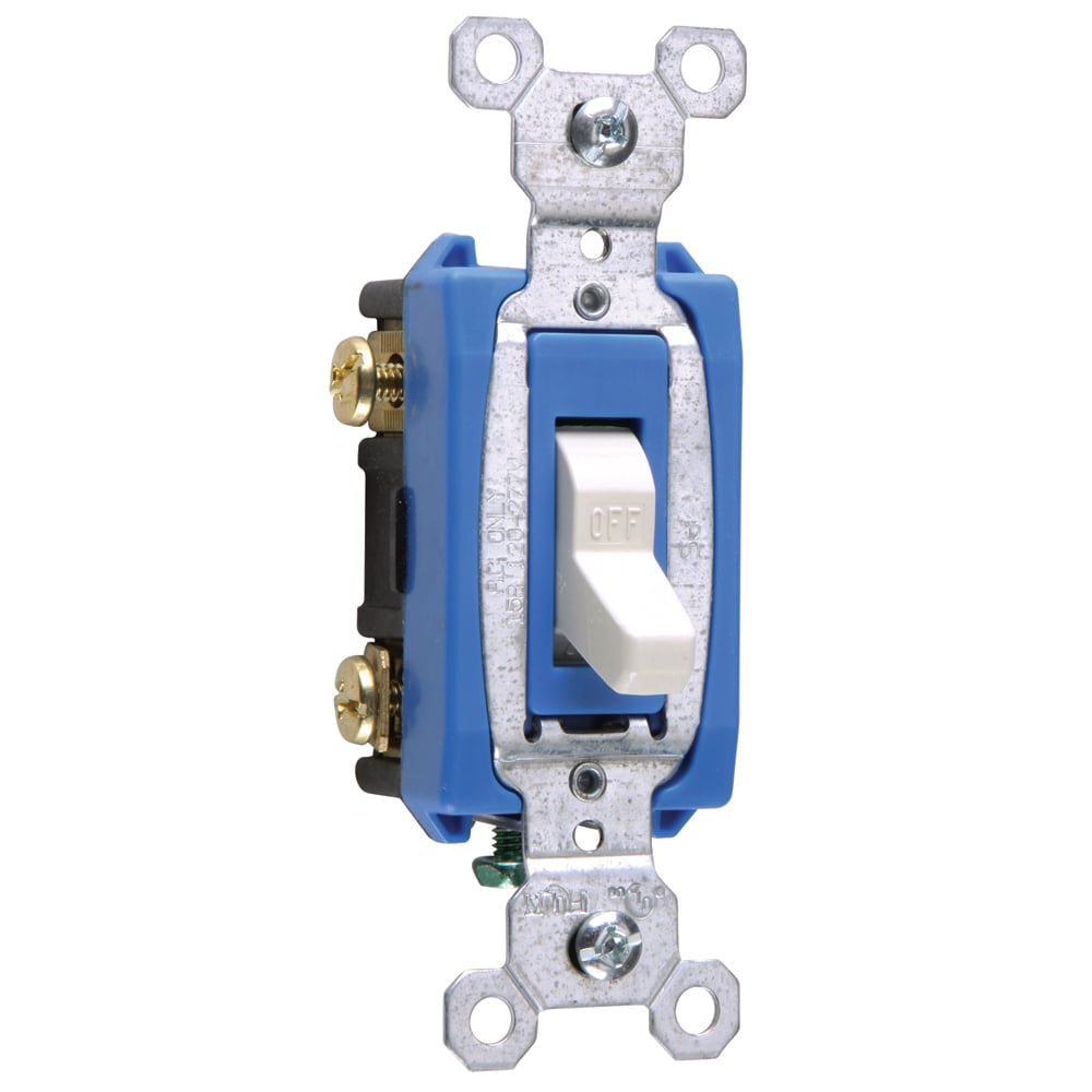 CSB15AC2W Hard Use Switch, White