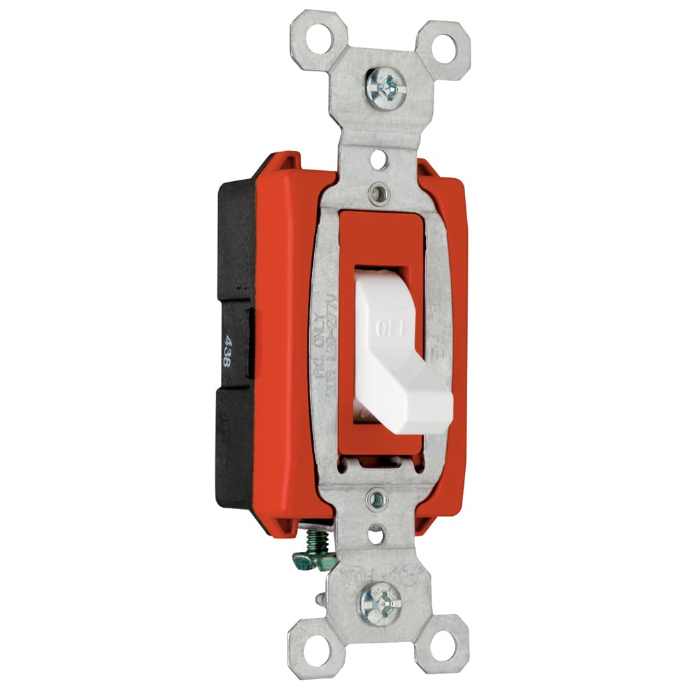 CSB20AC1W Hard Use Switch, White