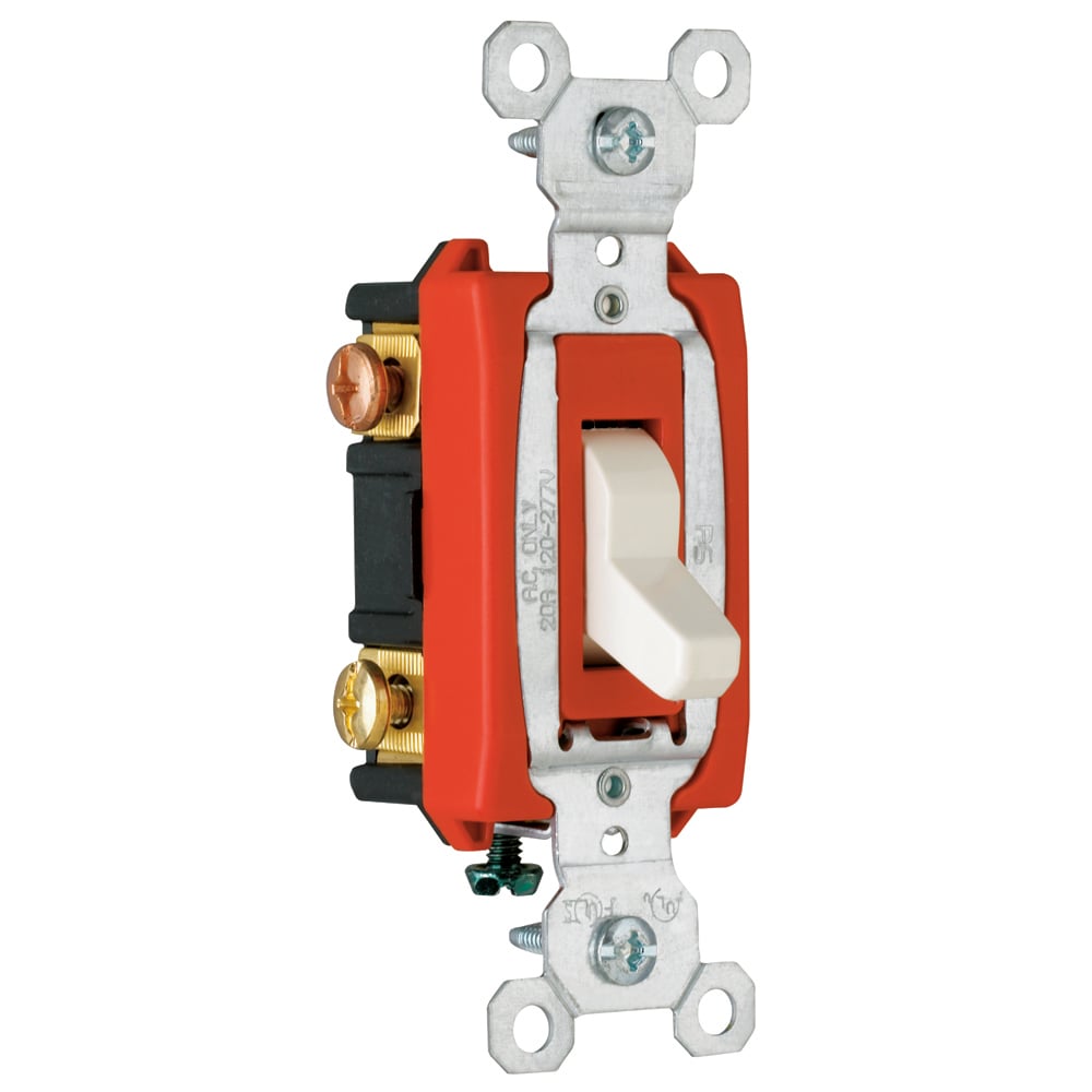CSB20AC3LA Hard Use 20 Amp Toggle Switch, Light Almond