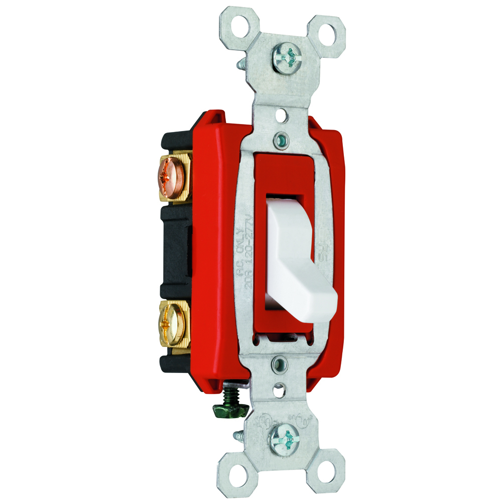 CSB20AC3W Hard Use Switch, White