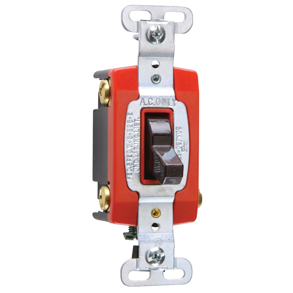 CSB20AC4 Hard Use Switch, Brown