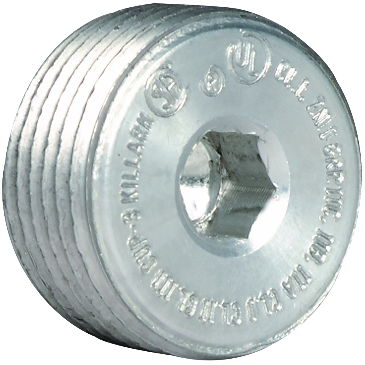 1-1/4" Aluminum, Threaded Insert Plug