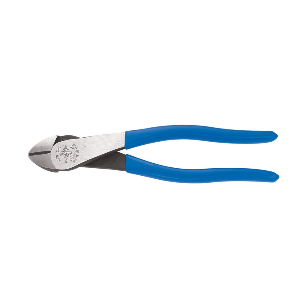 Diagonal Cutting Pliers, Angled Head, 8-Inch