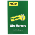 Wire Marker Book, Vinyl Cloth material, 1-45 legend, -40 to +250 DEG F temperature rating, Acrylic adhesive type