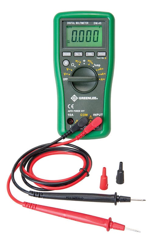 DMM, 600V AC/DC, 10A, CAP, TEMP  (DM-45)