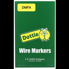 Wire Marker Book, Vinyl Cloth material, Fire/Security Alarm legend, -40 to +250 DEG F temperature rating, Acrylic adhesive type