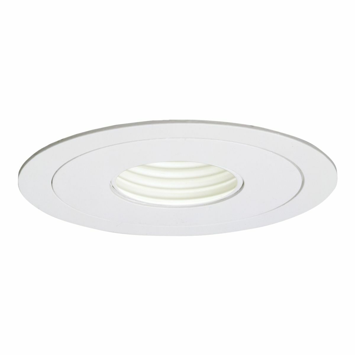 4" Trim Pinhole Baffle White Trim with White Baffle, MR16