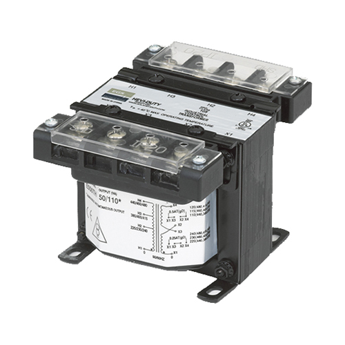 International Series Control Transformer, 250VA, Volts Primary: 240/415, 277/480, 230/400/460, 220/380/440, Volts Secondary: 120/240, 115/230, 110/220, Frequency: 50/60 HZ
