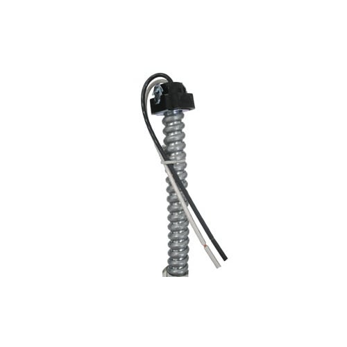 EPCO, Fixture Whip, Solid Wire, Number Of Conductors: 2, Conductor Size: (2) 18 AWG, Voltage Rating: 120 V, Insulation Material: THHN, Color: Black,White, Length: 6 FT, Includes: Polycarbonate Snap-In Connectors