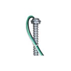 EPCO, Fixture Whip, Solid Wire, Number Of Conductors: 3, Conductor Size: (3) 18 AWG, Voltage Rating: 120 V, Insulation Material: THHN, Color: Black,White,Green, Length: 6 FT, Conduit Size: 3/8 IN, Includes: Die Cast Screw-In Connectors
