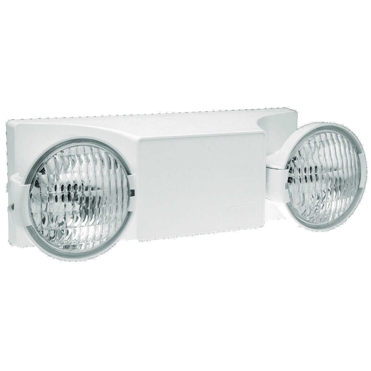 EZ-2 Series, Color: White, Number of Lamps: 2, Lamp Type: Incandescent, Voltage Rating: 120/277 VAC, Wattage: 10.8 W.