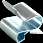 Flange Clip for Cable Support, Fits Flange 3/16 - 9/32" thick, Fits AC/MC Cable O.D. .218 - 0.281", Zinc Plated