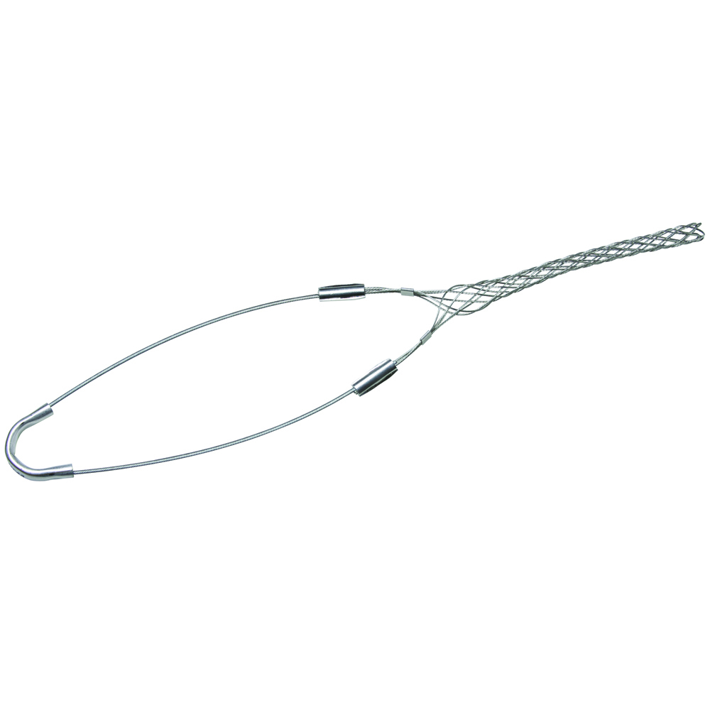 Bus drop, Closed mesh, Single eye. Cable diameter - 9, Mesh length - 3.5, Break strength - 1,100 lbs.