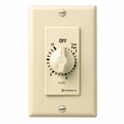 This 12 hour ivory Decorator Auto-Off Timer is designed to replace any standard wall switch - single or multi-gang. The energy-efficient mechanical timer does not  require electricity to operate. In addition, it automatically limits the ON times  for fans, lighting, motors, heaters, and other energy consuming loads.