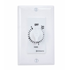 This 4 hour white Decorator Auto-Off Timer is designed to replace any standard wall switch - single or multi-gang. The energy-efficient mechanical timer does not  require electricity to operate. In addition, it automatically limits the ON times  for fans, lighting, motors, heaters, and other energy consuming loads.