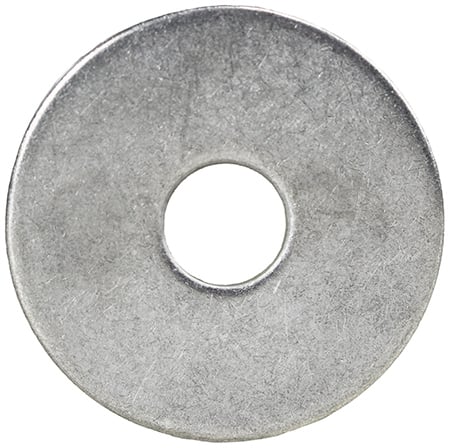Fender Washer, Stainless Steel material, 3/8 in. inside diameter, 1-1/2 in. outside diameter