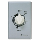 The 15 Minute 125-277 V SPST w/ Hold For Continuous Duty Commercial Auto-Off Timer is designed to replace any standard wall switch - single or multi-gang. This energy-efficient mechanical timer does not require electricity to operate. In addition, it automatically limits the ON times for fans, lighting, motors, heaters, and other energy consuming loads.