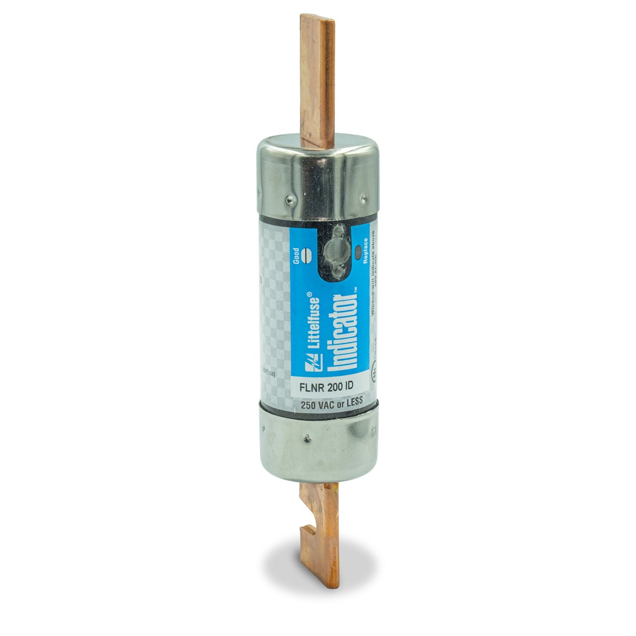 Littelfuse FLNR_ID Indicator fuses provide visual blown fuse indication at a glance. The patented state-of-the-art solid state design provides maximum reliability and superior performance characteristics in a true dual-element design. The use of Indicator fuses reduces down-time, nuisance opening, increases safety, and can save thousands of dollars in lost production time.