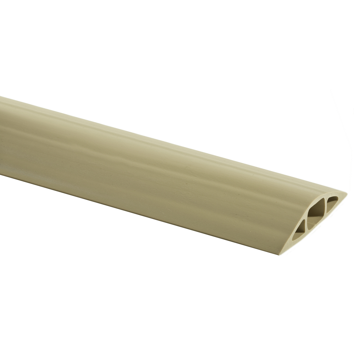 Kellems Wire Management, FloorTrak Flexible Non-Metallic Cover for Cables, Size 2, Beige, 10'