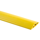 Hubbell Wiring Device Kellems, Kellems Wire Management, FloorTrakFlexible Non-Metallic Cover for Cables, Size 2, Yellow, 10'