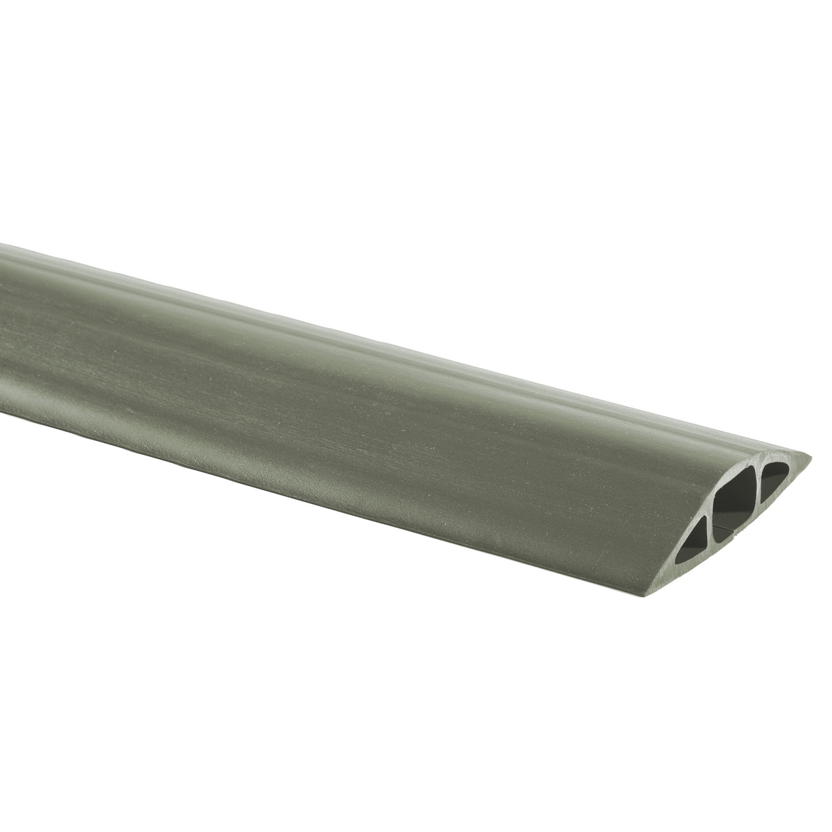 Kellems Wire Management, FloorTrak Flexible Non-Metallic Cover for Cables, Size 3, Gray, 5'