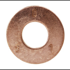 Flat Washer, Silicon Bronze material, 3/32 in. thickness, 1-1/4 in. outside diameter, 9/16 in. inside diameter, fits bolt size 1/2 in.