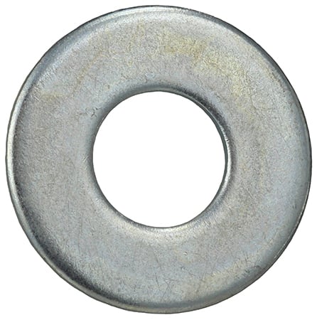 FWT14 Flat Washer, 1/4 in, 5/16 in ID x 3/4 in OD, 1/16 in THK, Steel