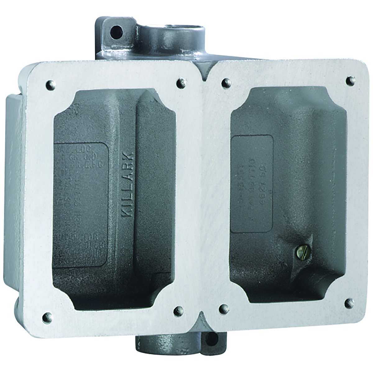 FXB Series - Aluminum Feed-Thru Double-Gang Splice Box - Factory Sealed- Hub Size 3/4 Inch
