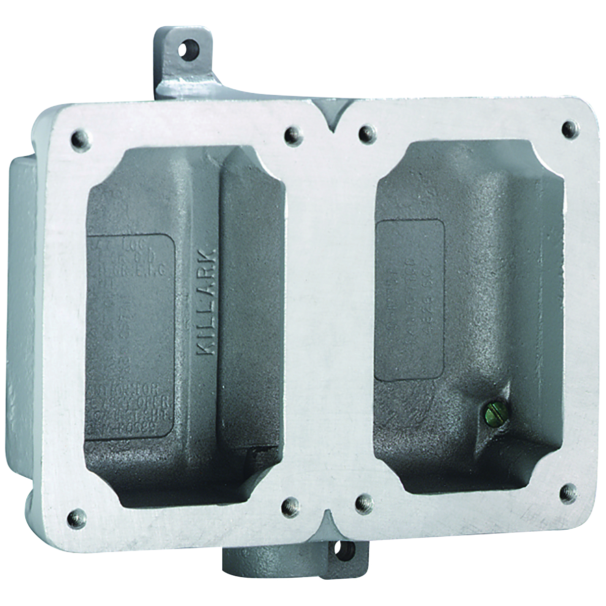 FXB Series - Aluminum Dead-End Double-Gang Splice Box - Factory Sealed -Hub Size 1 Inch
