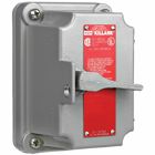 FXS Series - Aluminum 1-Pole Tumbler Switch Cover With Device - Factory Sealed - 20A