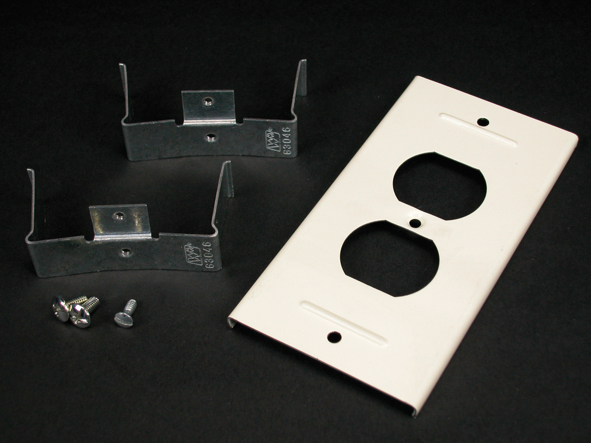Stl Duplex Recept Plate 3000 Gray