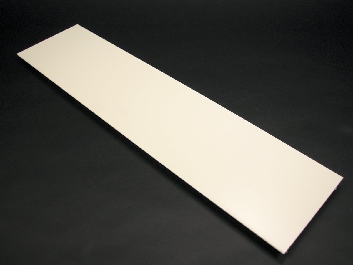 4000 Series Steel Raceway Cover; 5 Ft, Gray