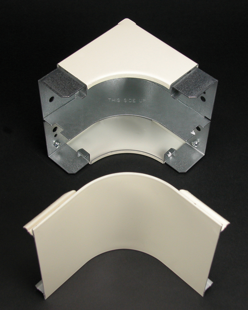 Radiused Full Capacity Internal Elbow Fitting, Gray, 4000 Series