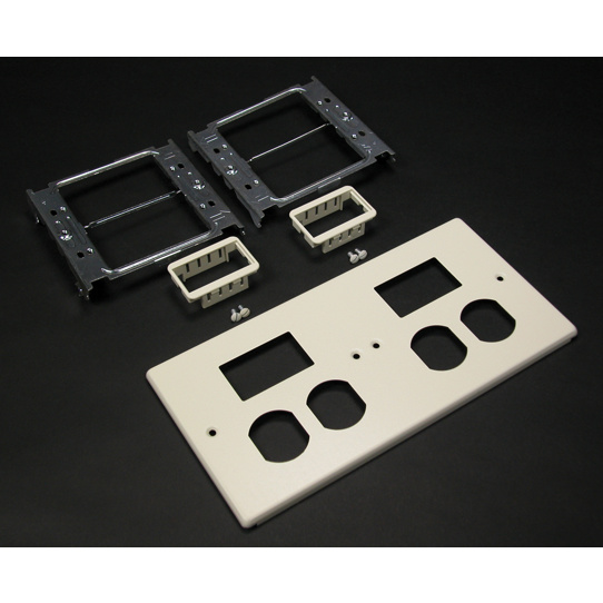 Raceway Module Frame Cover Plate Type; Steel Material; 4-3/4 Inch L X 9-1/2 Inch W Siz ...