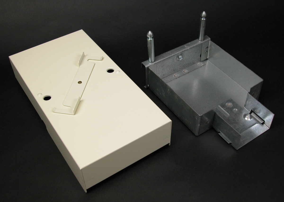 Take-Off Connecter; 9 1/2 Inch Length x 4 7/8 Inch Width x 1 5/8 Inch Height, Steel, Gray Baked Enamel